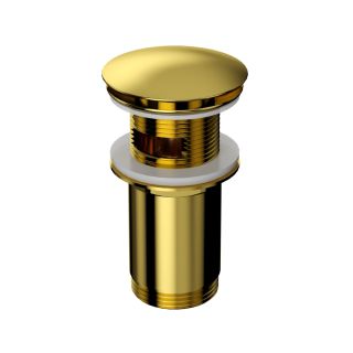 Донный клапан для раковины WHITECROSS A706GL клик-клак золото